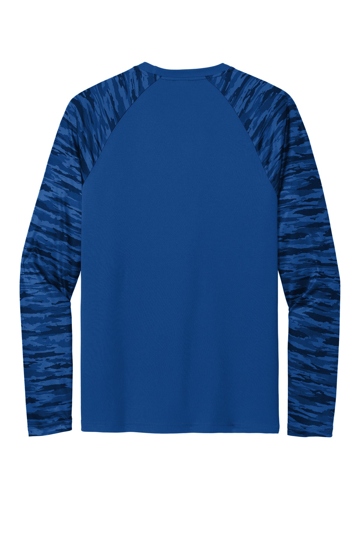 Sport-Tek Drift Camo Colorblock Long Sleeve Tee ST376LS