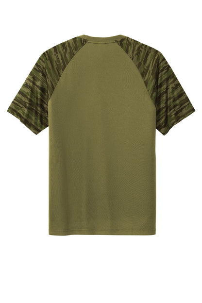 Sport-Tek Drift Camo Colorblock Tee ST376