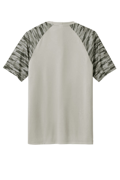 Sport-Tek Drift Camo Colorblock Tee ST376