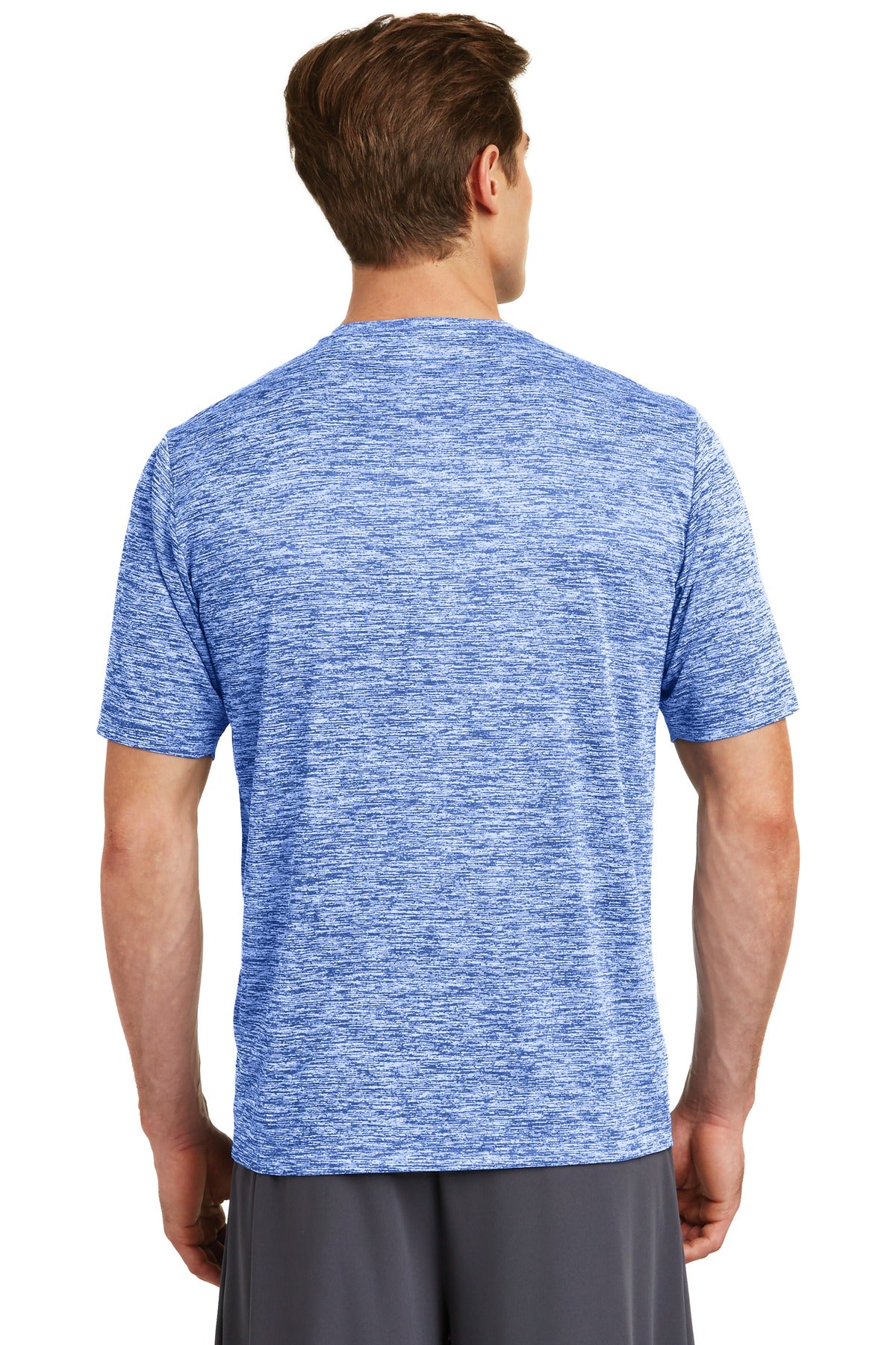 Custom Embroidered Sport-Tek PosiCharge Electric Heather Tee. ST390,True Royal Electric