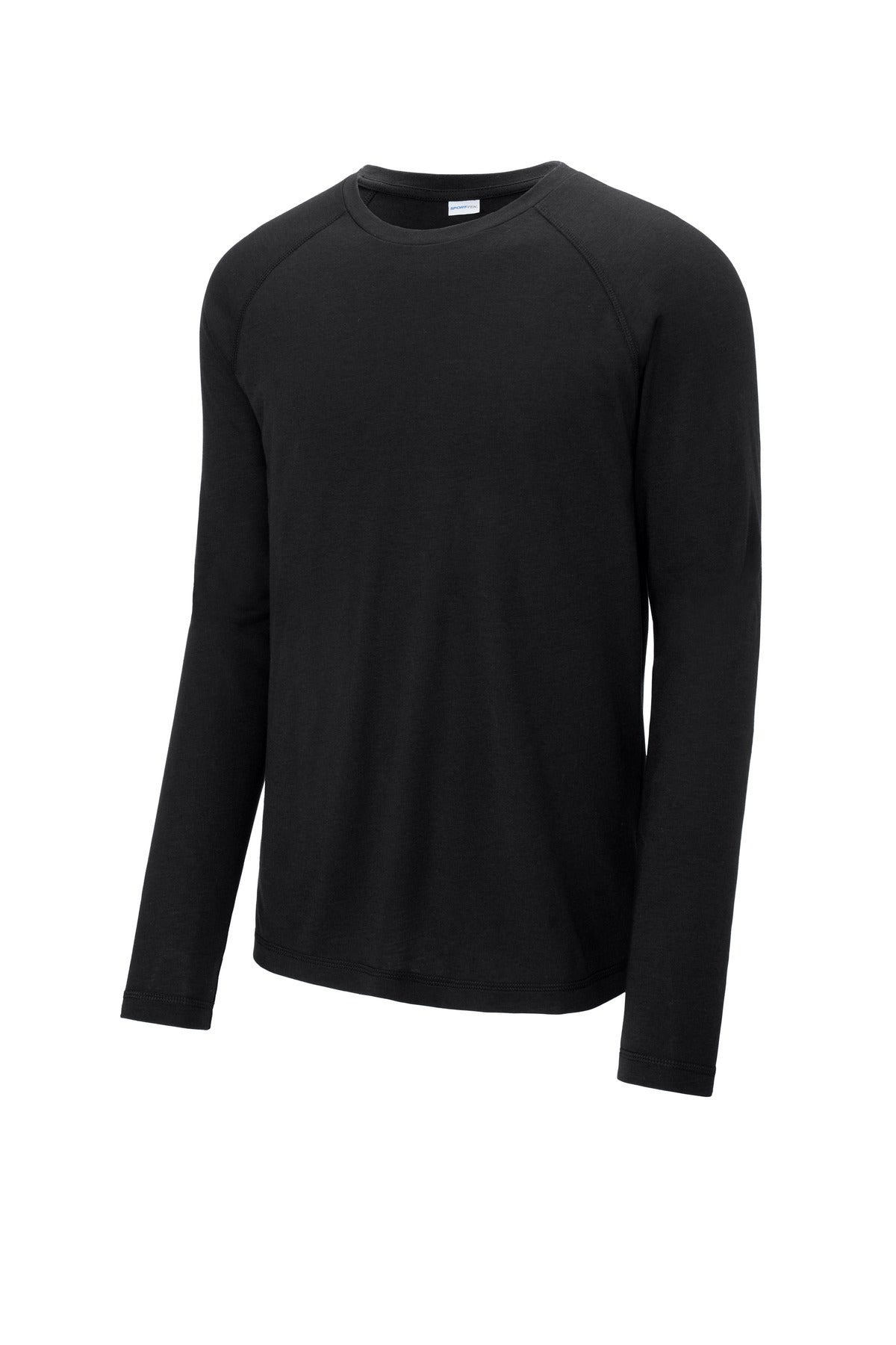 Sport-Tek  PosiCharge  Long Sleeve Tri-Blend Wicking Raglan Tee ST400LS