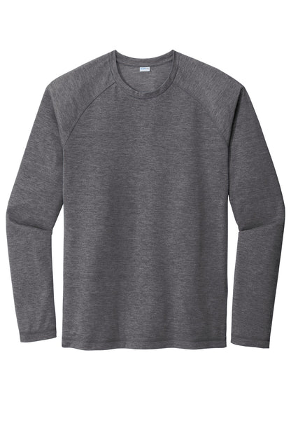 Sport-Tek  PosiCharge  Long Sleeve Tri-Blend Wicking Raglan Tee ST400LS