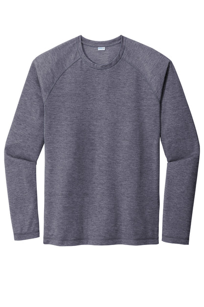 Sport-Tek  PosiCharge  Long Sleeve Tri-Blend Wicking Raglan Tee ST400LS