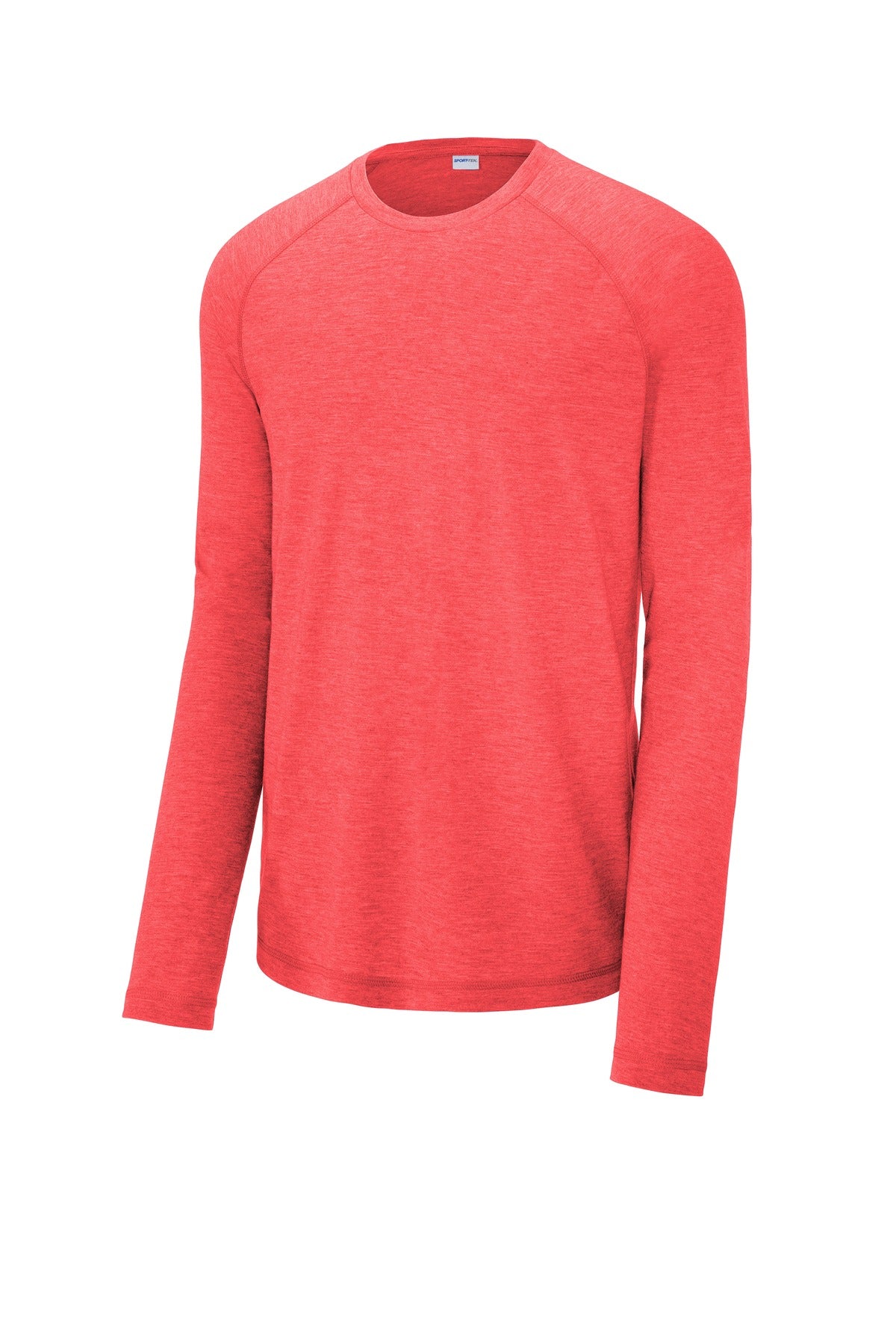 Sport-Tek  PosiCharge  Long Sleeve Tri-Blend Wicking Raglan Tee ST400LS