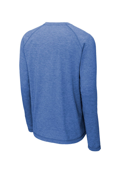 Sport-Tek  PosiCharge  Long Sleeve Tri-Blend Wicking Raglan Tee ST400LS