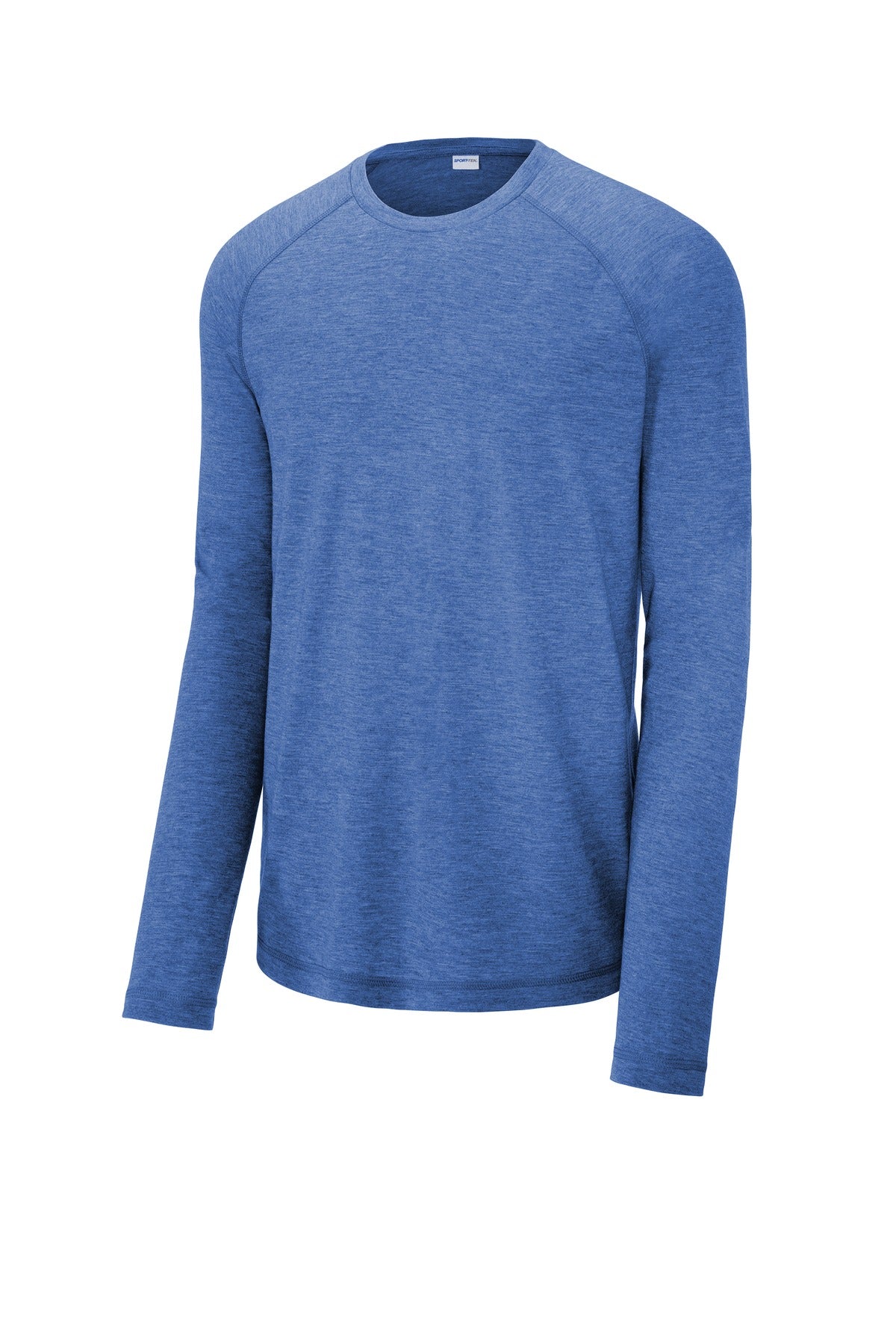 Sport-Tek  PosiCharge  Long Sleeve Tri-Blend Wicking Raglan Tee ST400LS