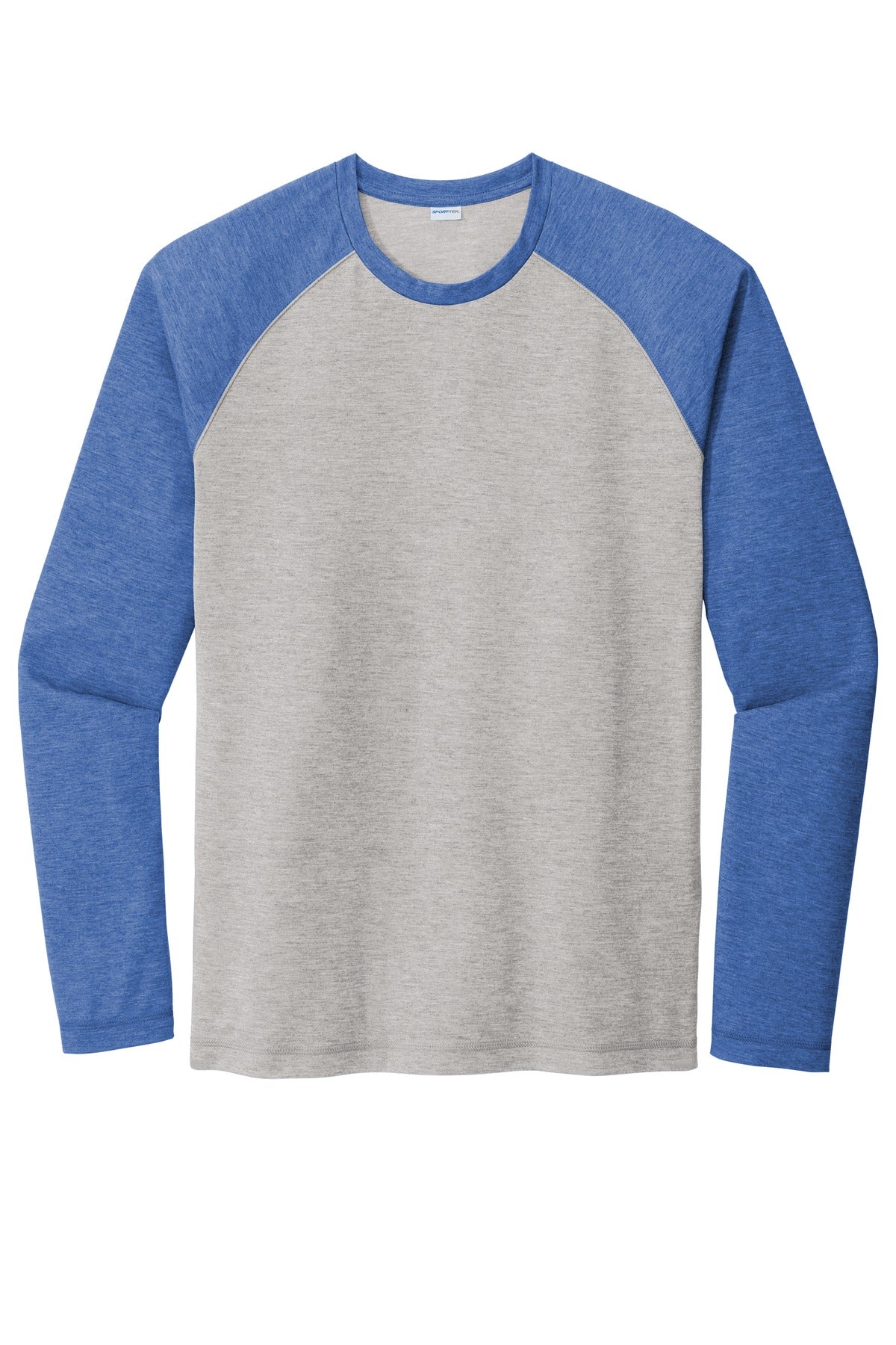 Sport-Tek  PosiCharge  Long Sleeve Tri-Blend Wicking Raglan Tee ST400LS