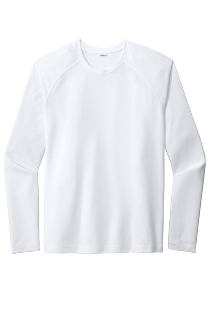 Sport-Tek  PosiCharge  Long Sleeve Tri-Blend Wicking Raglan Tee ST400LS