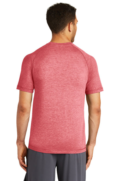 Custom Embroidered Sport-Tek  PosiCharge  Tri-Blend Wicking Raglan Tee. ST400,True Red Heather