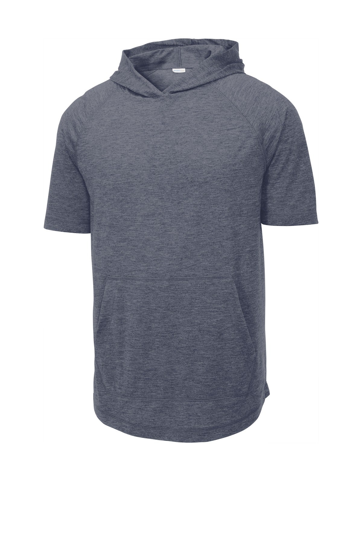 Sport-Tek  PosiCharge  Tri-Blend Wicking Short Sleeve Hoodie. ST404