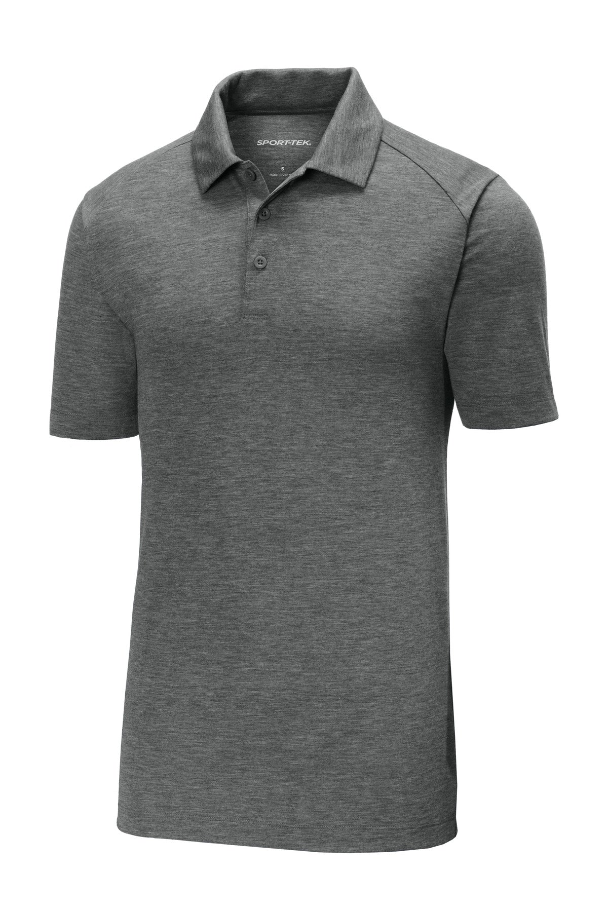 Sport-Tek  PosiCharge  Tri-Blend Wicking Polo. ST405