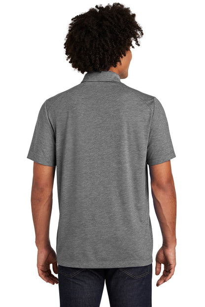 Custom Embroidered Sport-Tek  PosiCharge  Tri-Blend Wicking Polo. ST405,Dark Grey Heather