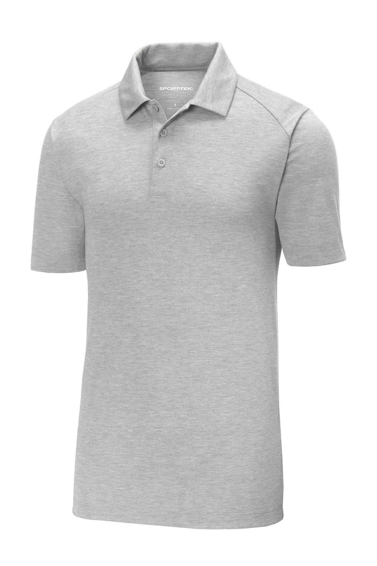 Sport-Tek  PosiCharge  Tri-Blend Wicking Polo. ST405