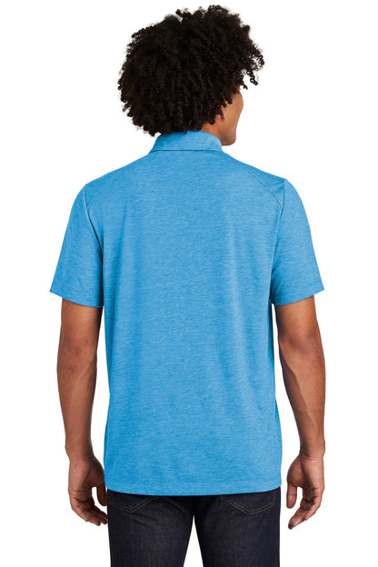 Custom Embroidered Sport-Tek  PosiCharge  Tri-Blend Wicking Polo. ST405,Pond Blue Heather