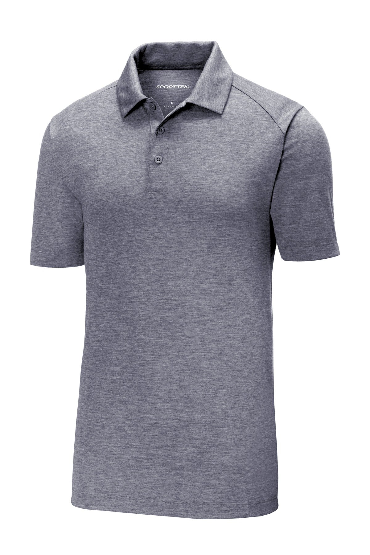 Sport-Tek  PosiCharge  Tri-Blend Wicking Polo. ST405