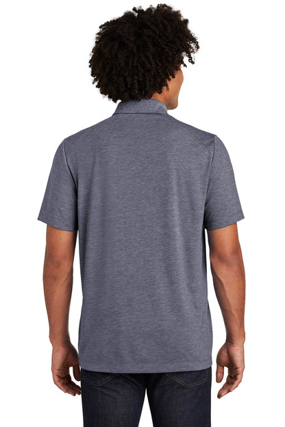 Custom Embroidered Sport-Tek  PosiCharge  Tri-Blend Wicking Polo. ST405,True Navy Heather