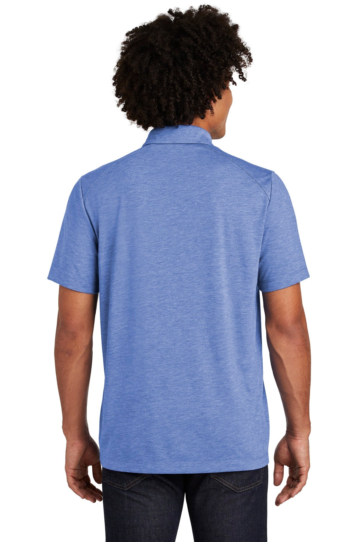 Custom Embroidered Sport-Tek  PosiCharge  Tri-Blend Wicking Polo. ST405,True Royal Heather