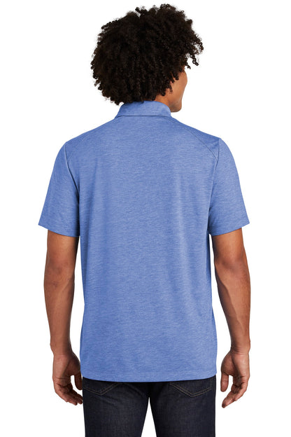 Custom Embroidered Sport-Tek  PosiCharge  Tri-Blend Wicking Polo. ST405,True Royal Heather