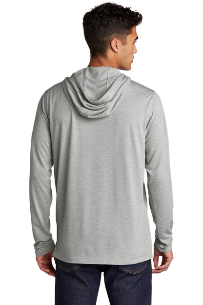 Custom Embroidered Sport-Tek  PosiCharge  Tri-Blend Wicking Long Sleeve Hoodie ST406,Light Grey Heather