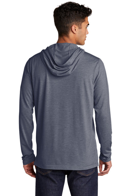 Custom Embroidered Sport-Tek  PosiCharge  Tri-Blend Wicking Long Sleeve Hoodie ST406,True Navy Heather