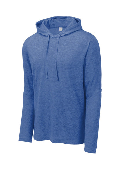 Sport-Tek  PosiCharge  Tri-Blend Wicking Long Sleeve Hoodie ST406
