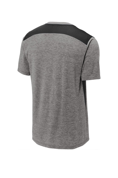 Sport-Tek  PosiCharge  Tri-Blend Wicking Draft Tee. ST410