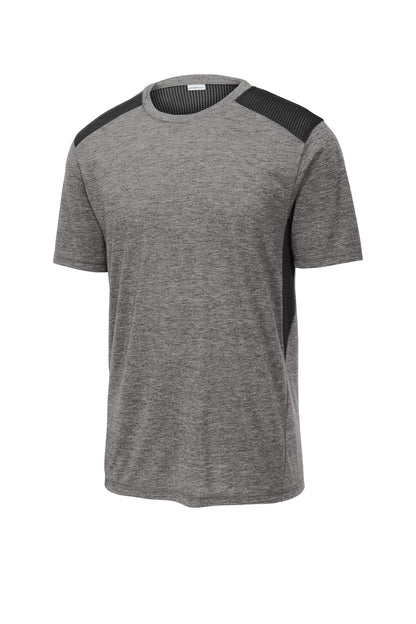 Sport-Tek  PosiCharge  Tri-Blend Wicking Draft Tee. ST410