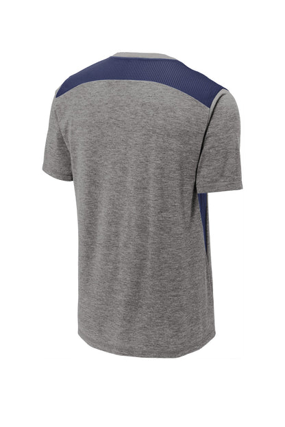 Sport-Tek  PosiCharge  Tri-Blend Wicking Draft Tee. ST410