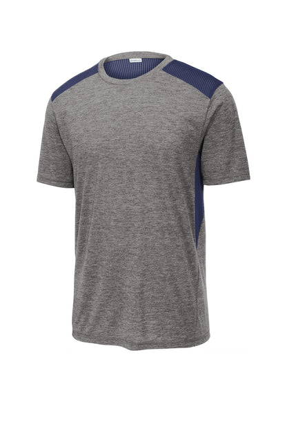 Sport-Tek  PosiCharge  Tri-Blend Wicking Draft Tee. ST410
