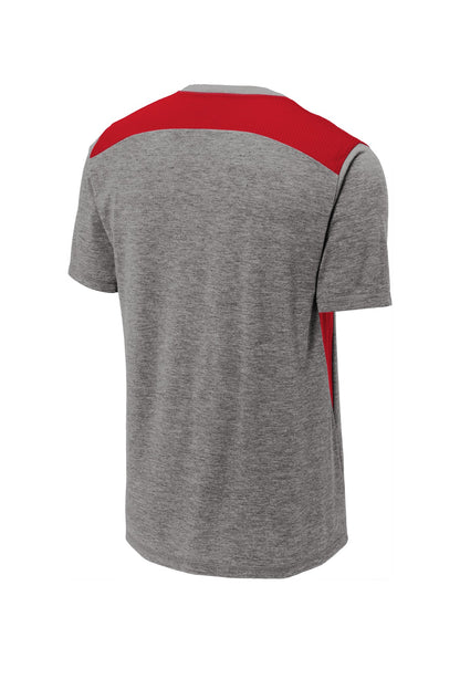 Sport-Tek  PosiCharge  Tri-Blend Wicking Draft Tee. ST410
