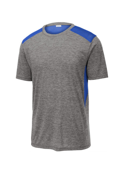 Sport-Tek  PosiCharge  Tri-Blend Wicking Draft Tee. ST410