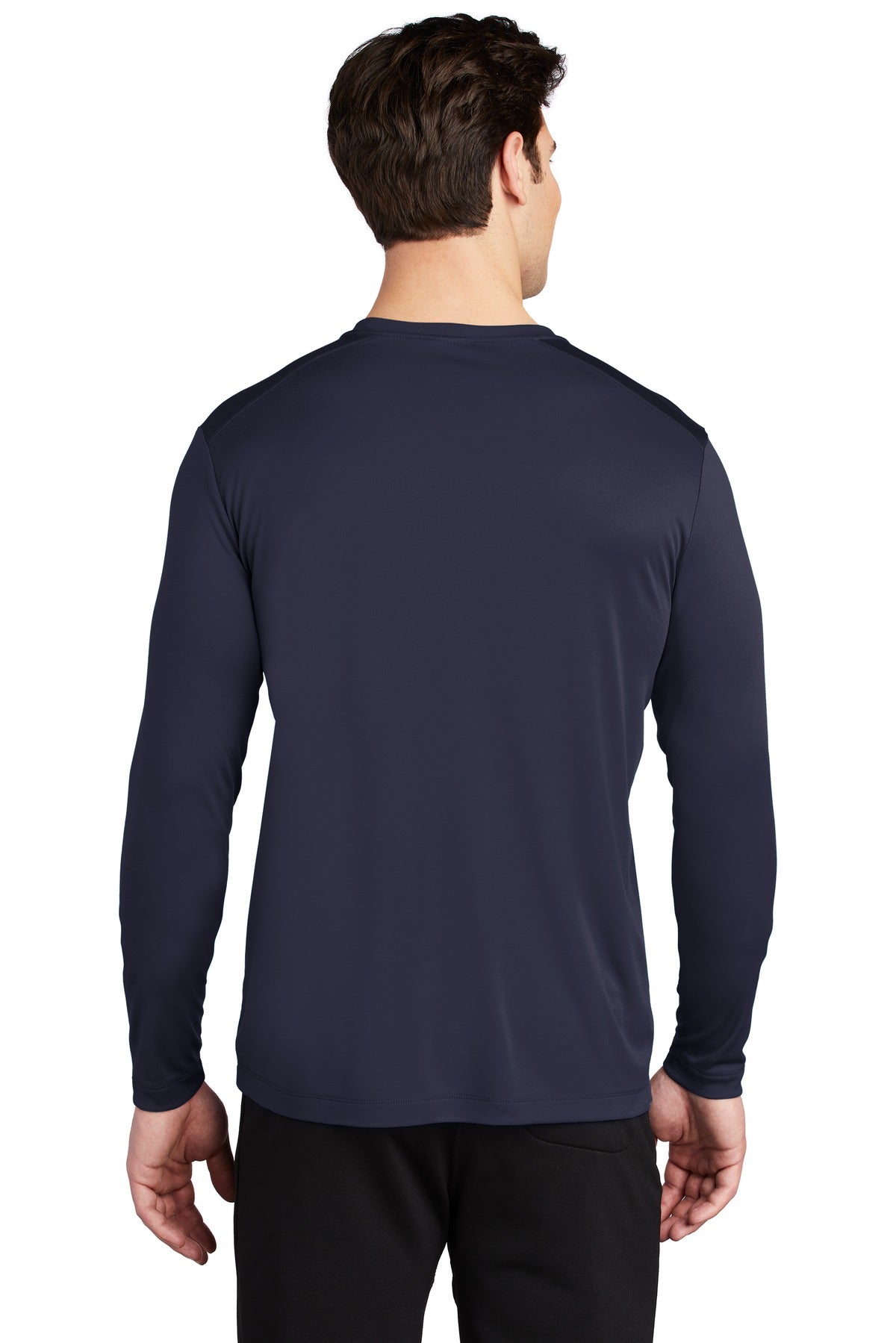 Custom Embroidered Sport-Tek  Posi-UV Pro Long Sleeve Tee. ST420LS,True Navy