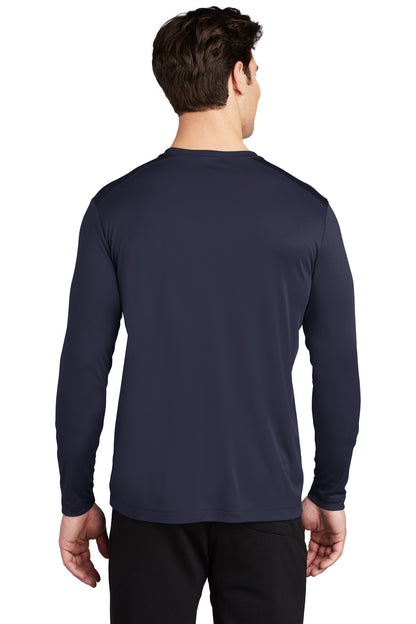 Custom Embroidered Sport-Tek  Posi-UV Pro Long Sleeve Tee. ST420LS,True Navy
