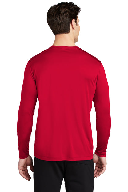 Custom Embroidered Sport-Tek  Posi-UV Pro Long Sleeve Tee. ST420LS,True Red
