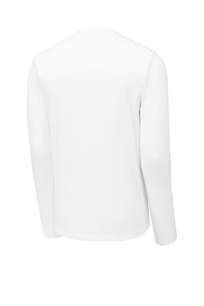 Sport-Tek  Posi-UV Pro Long Sleeve Tee. ST420LS White