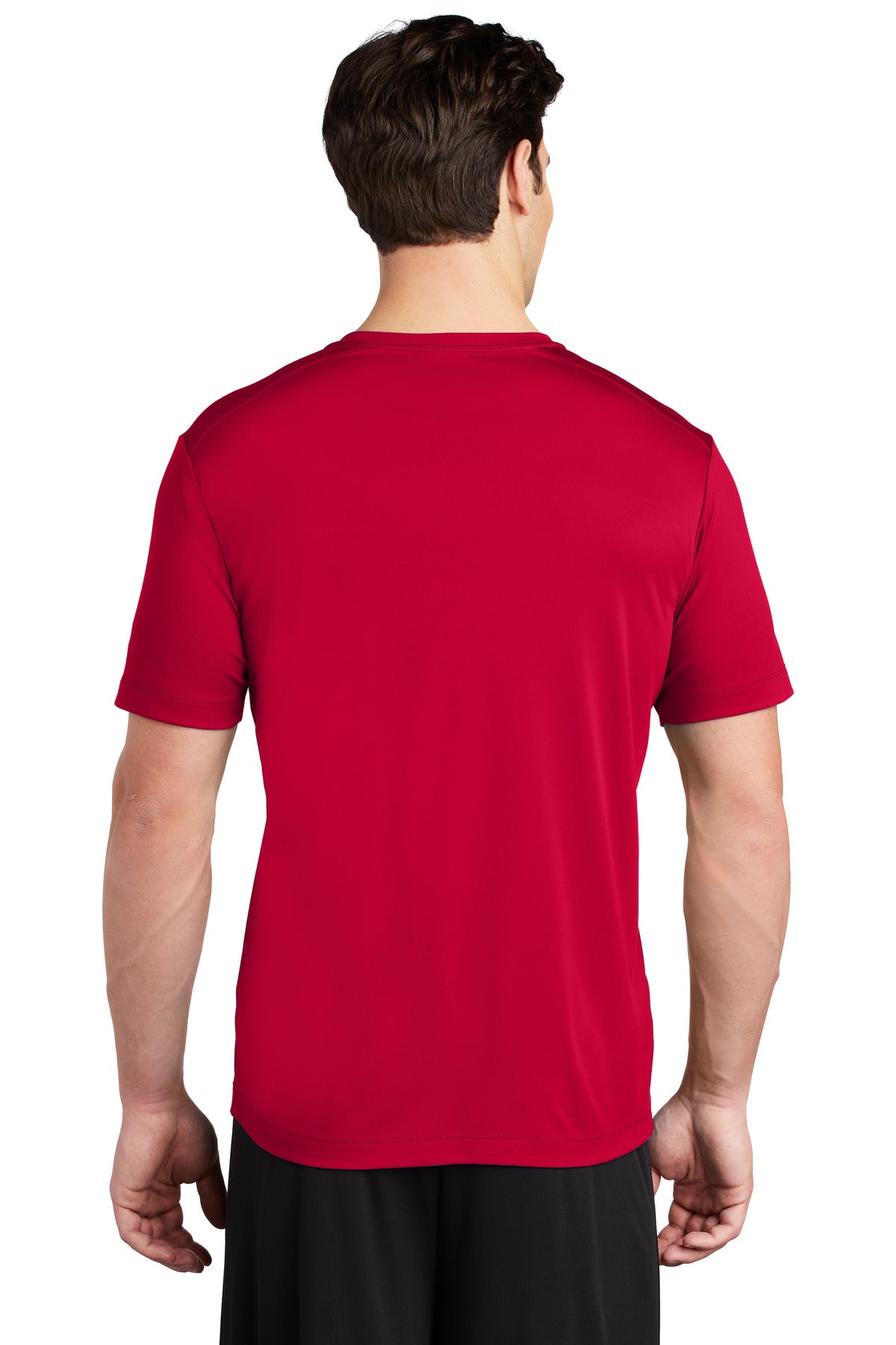 Custom Embroidered Sport-Tek  Posi-UV Pro Tee. ST420,Deep Red