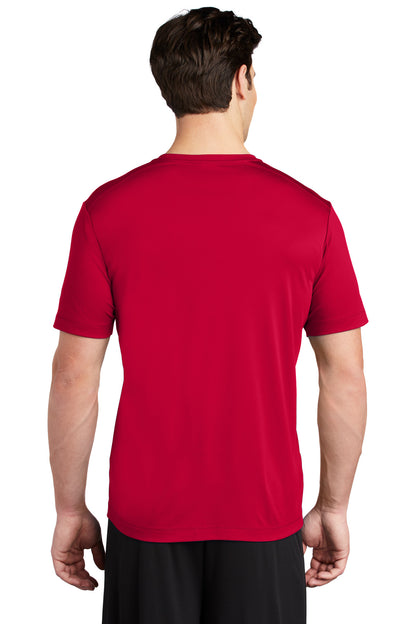 Custom Embroidered Sport-Tek  Posi-UV Pro Tee. ST420,Deep Red