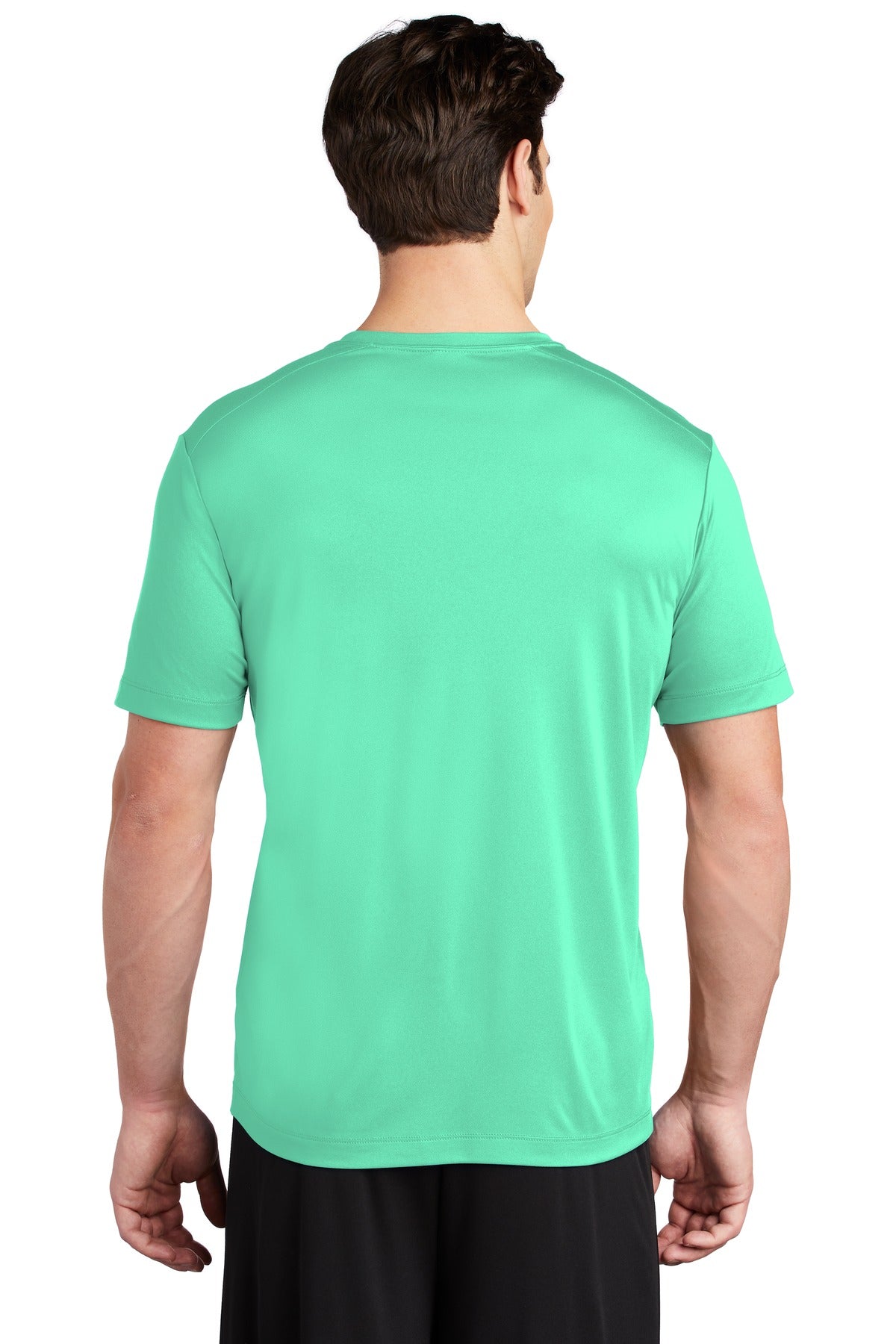 Custom Embroidered Sport-Tek  Posi-UV Pro Tee. ST420,Bright Seafoam