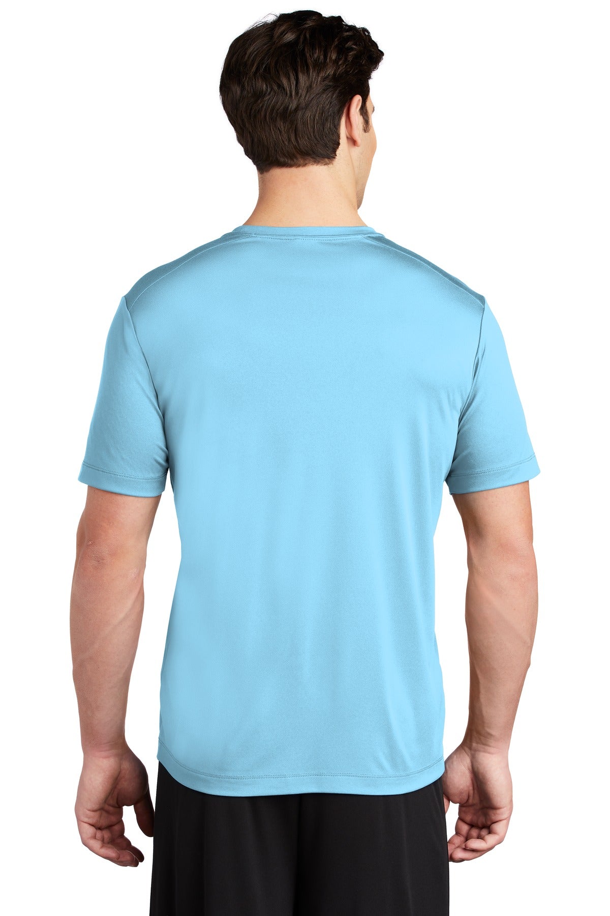 Custom Embroidered Sport-Tek  Posi-UV Pro Tee. ST420,Light Blue