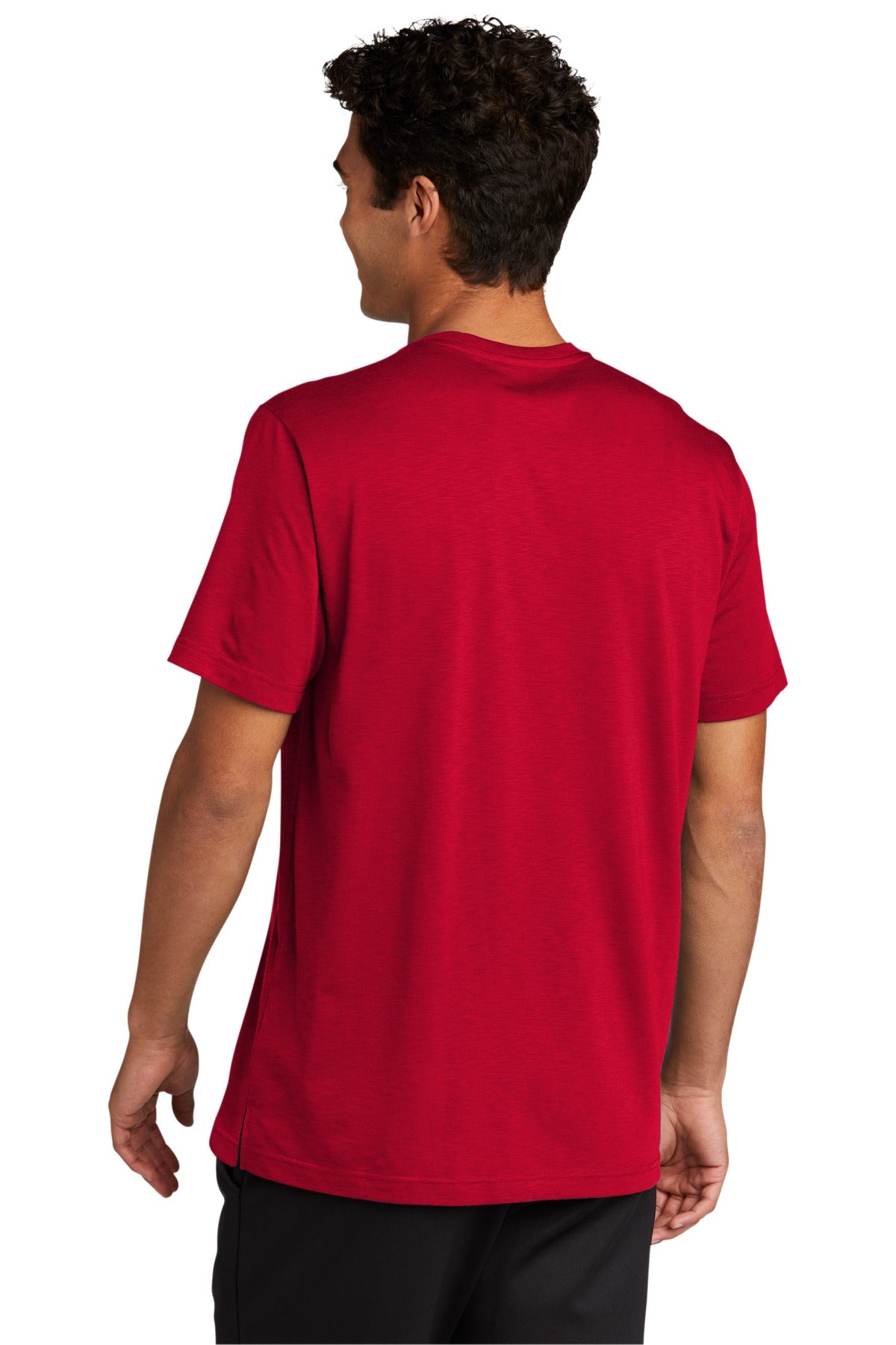 Custom Embroidered Sport-Tek PosiCharge Strive Tee. ST430,Deep Red