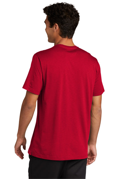 Custom Embroidered Sport-Tek PosiCharge Strive Tee. ST430,Deep Red