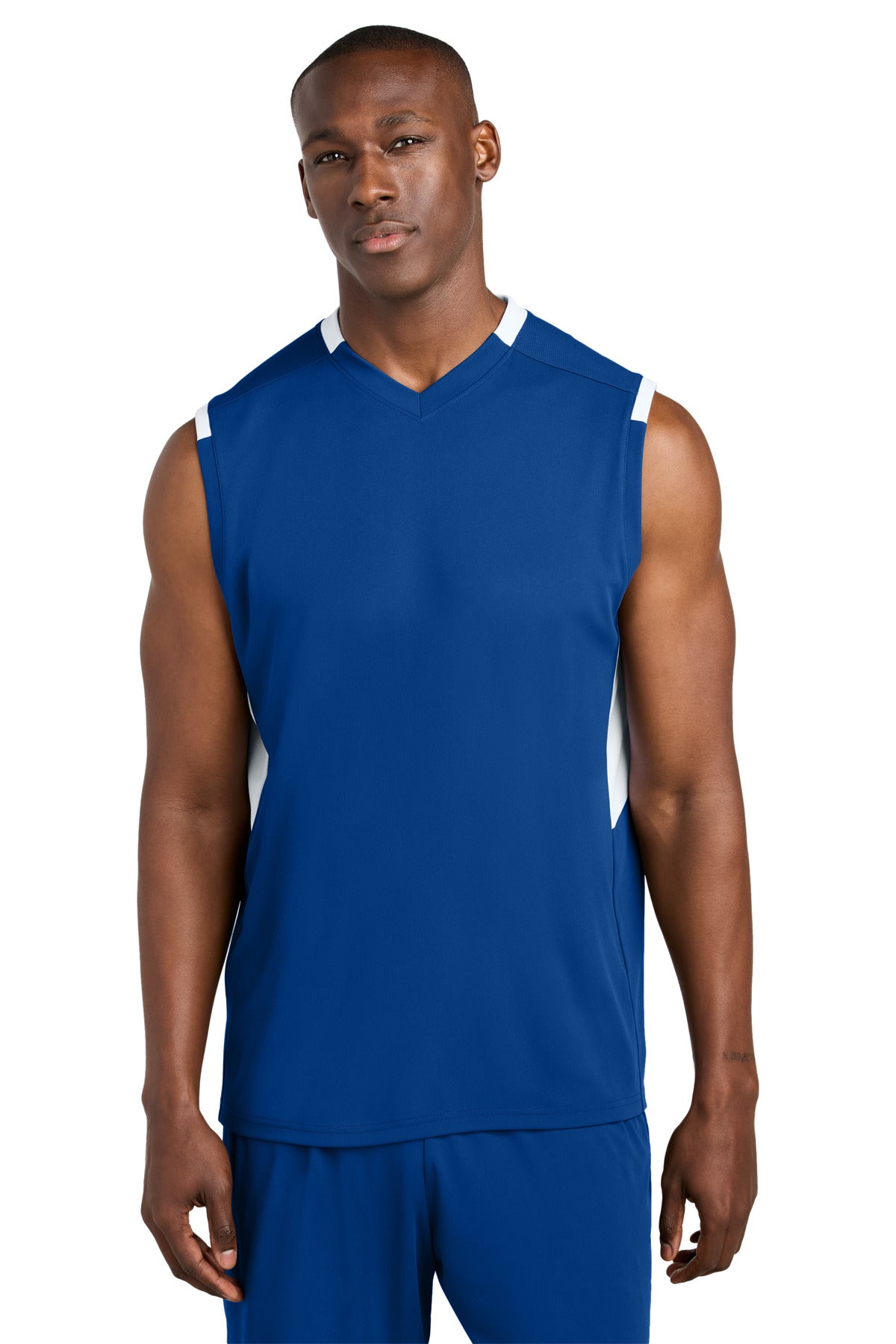 Custom Embroidered Sport-Tek Activewear in True Royal/ White