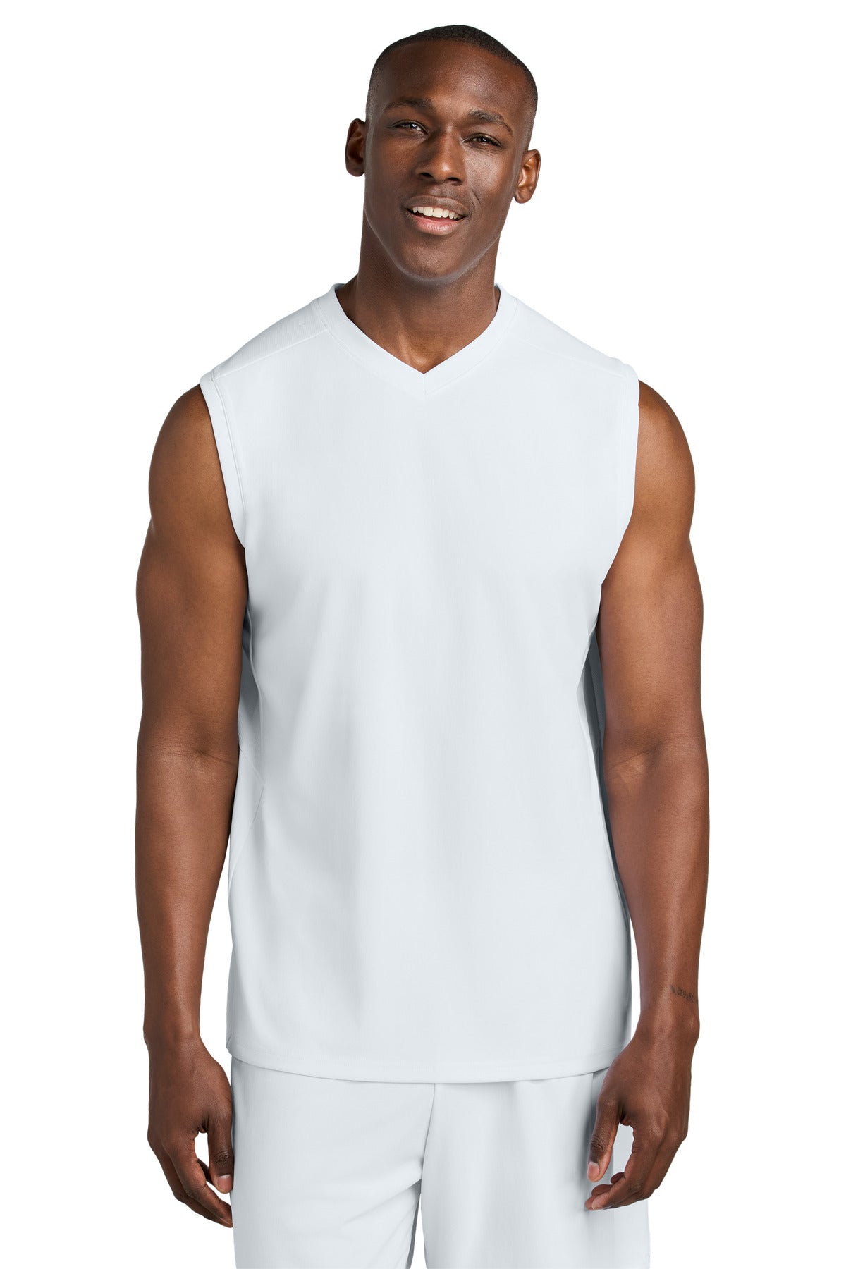 Custom Embroidered Sport-Tek Activewear in White/ White