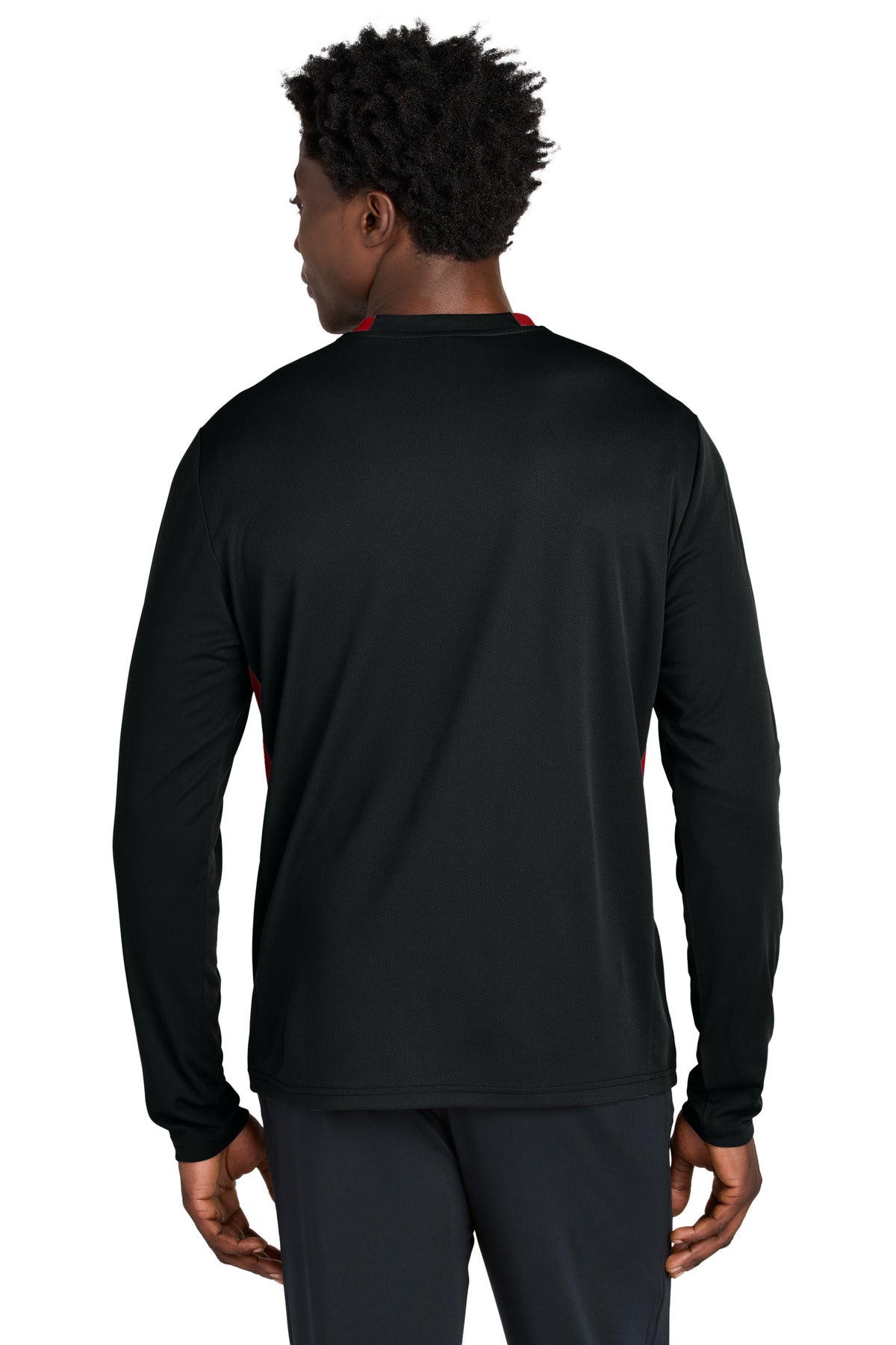 Custom Embroidered Sport-Tek Club 1/4-Zip Pullover ST443,Black/ Deep Red