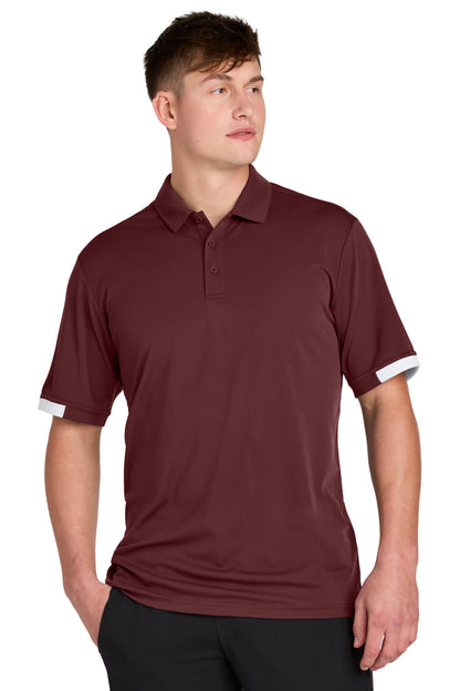 Custom Embroidered Sport-Tek Polos/Knits in Maroon/ White