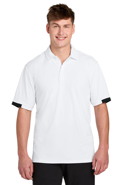 Custom Embroidered Sport-Tek Polos/Knits in White/ Black