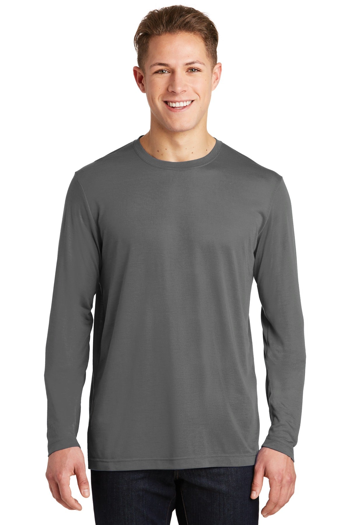 Sport-Tek Long Sleeve PosiCharge Competitor Cotton Touch Tee. ST450LS