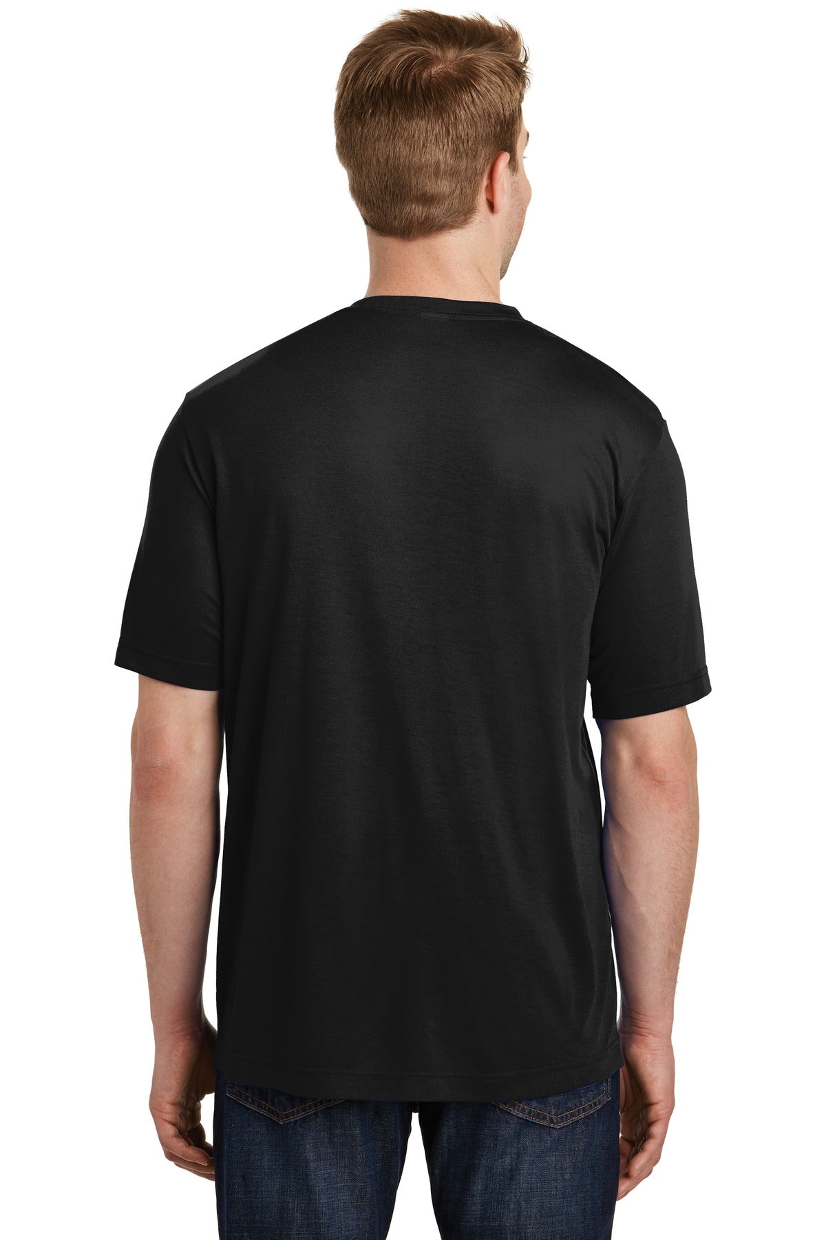 Custom Embroidered Sport-Tek PosiCharge Competitor Cotton Touch Tee. ST450,Black