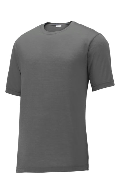Custom Embroidered Sport-Tek T-Shirts  in Dark Smoke Grey