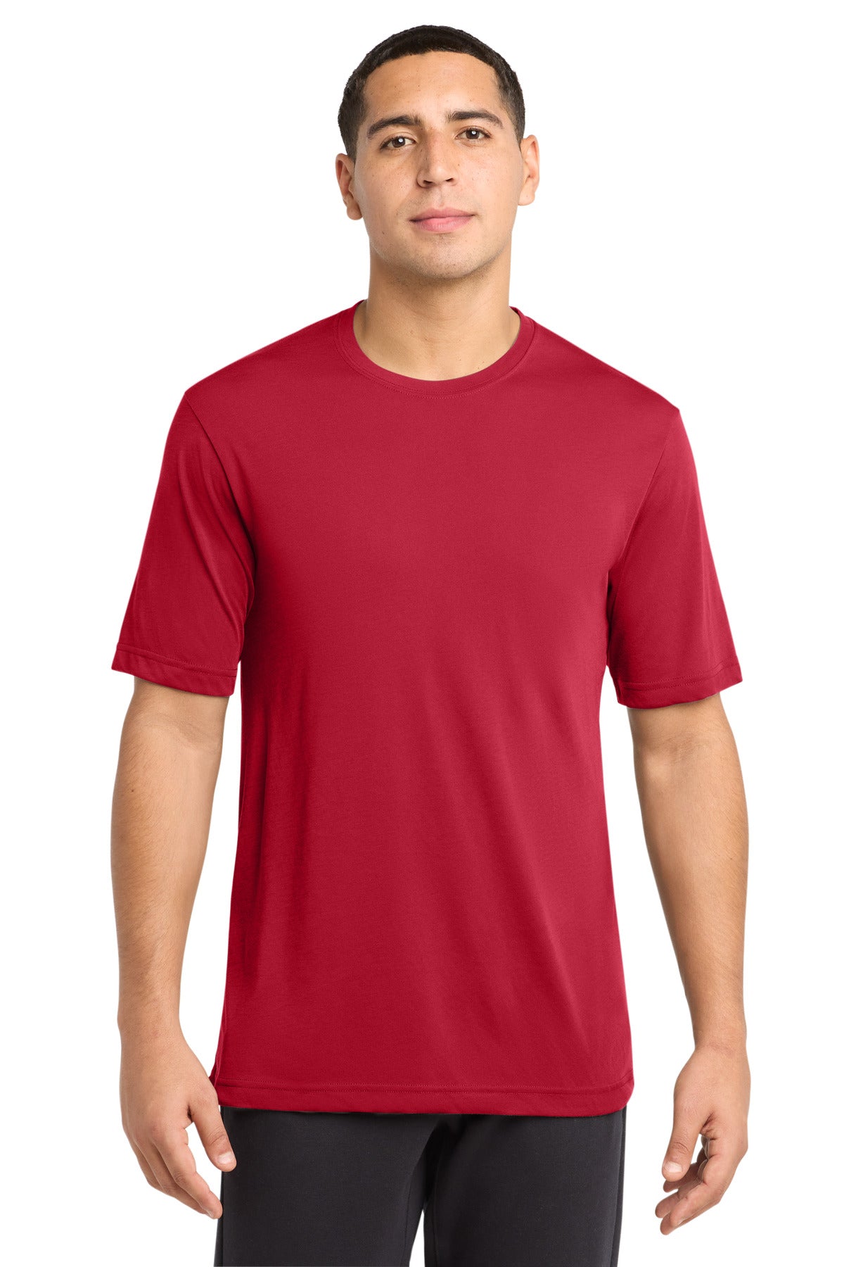 Custom Embroidered Sport-Tek T-Shirts  in Deep Red